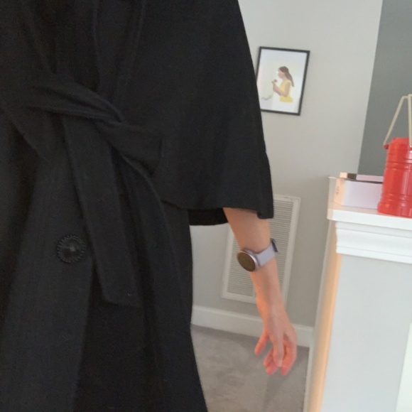 Betsey Johnson size 4 black dress coat - Picture 4 of 5